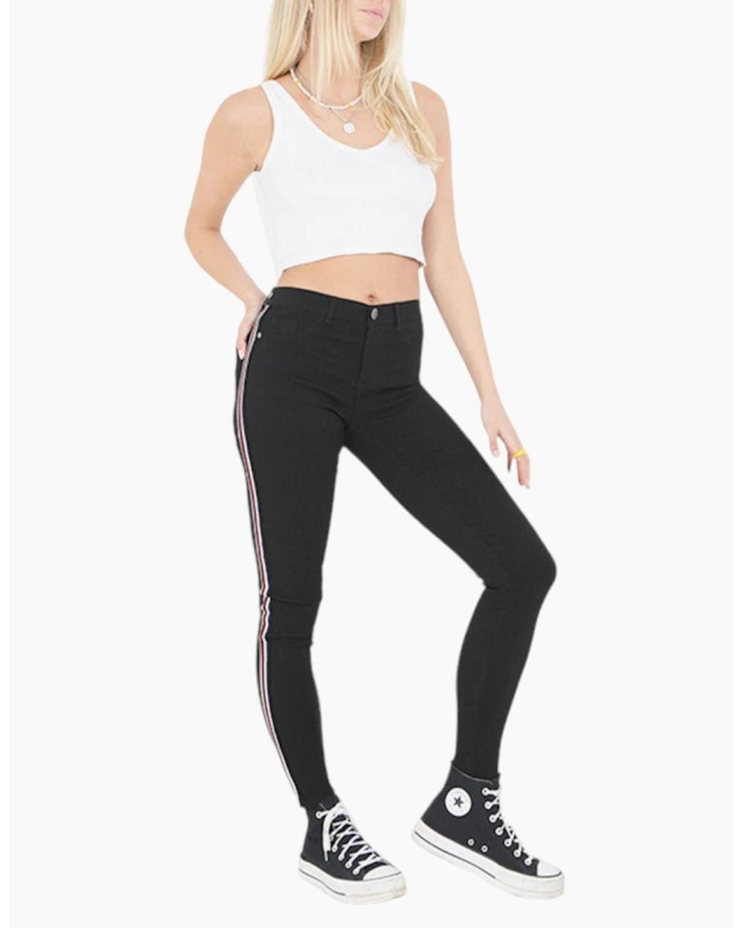 Brave Soul Black Denim Jeggings Stretchy Push Up Jeans Ladies Skinny Leggings