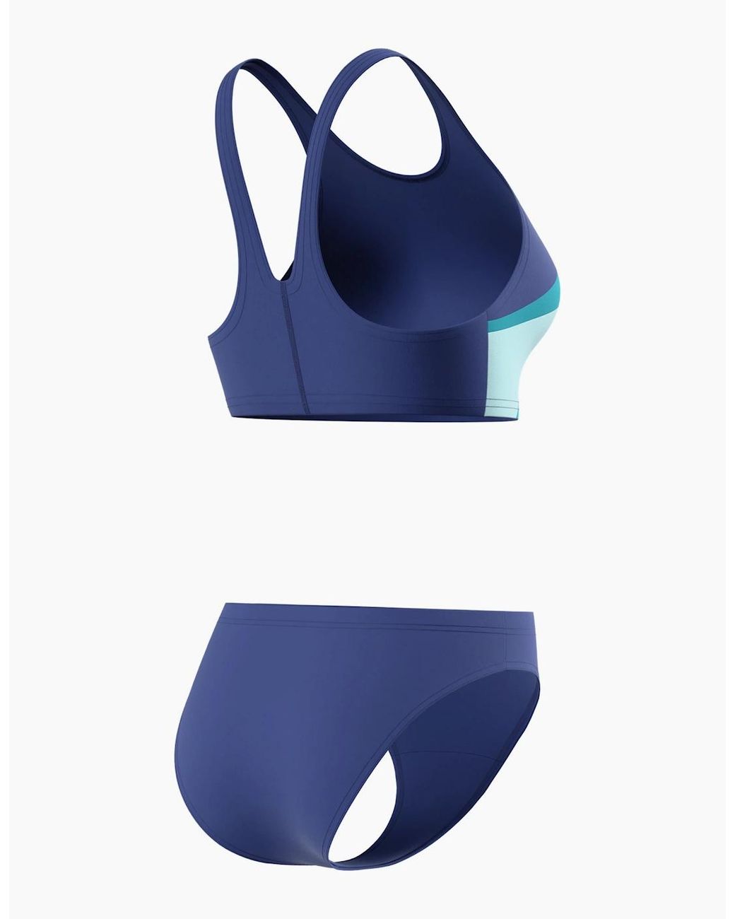 Speedo Blue Ladies Hyperboom Butterfly Back Two-Piece Swimsuit