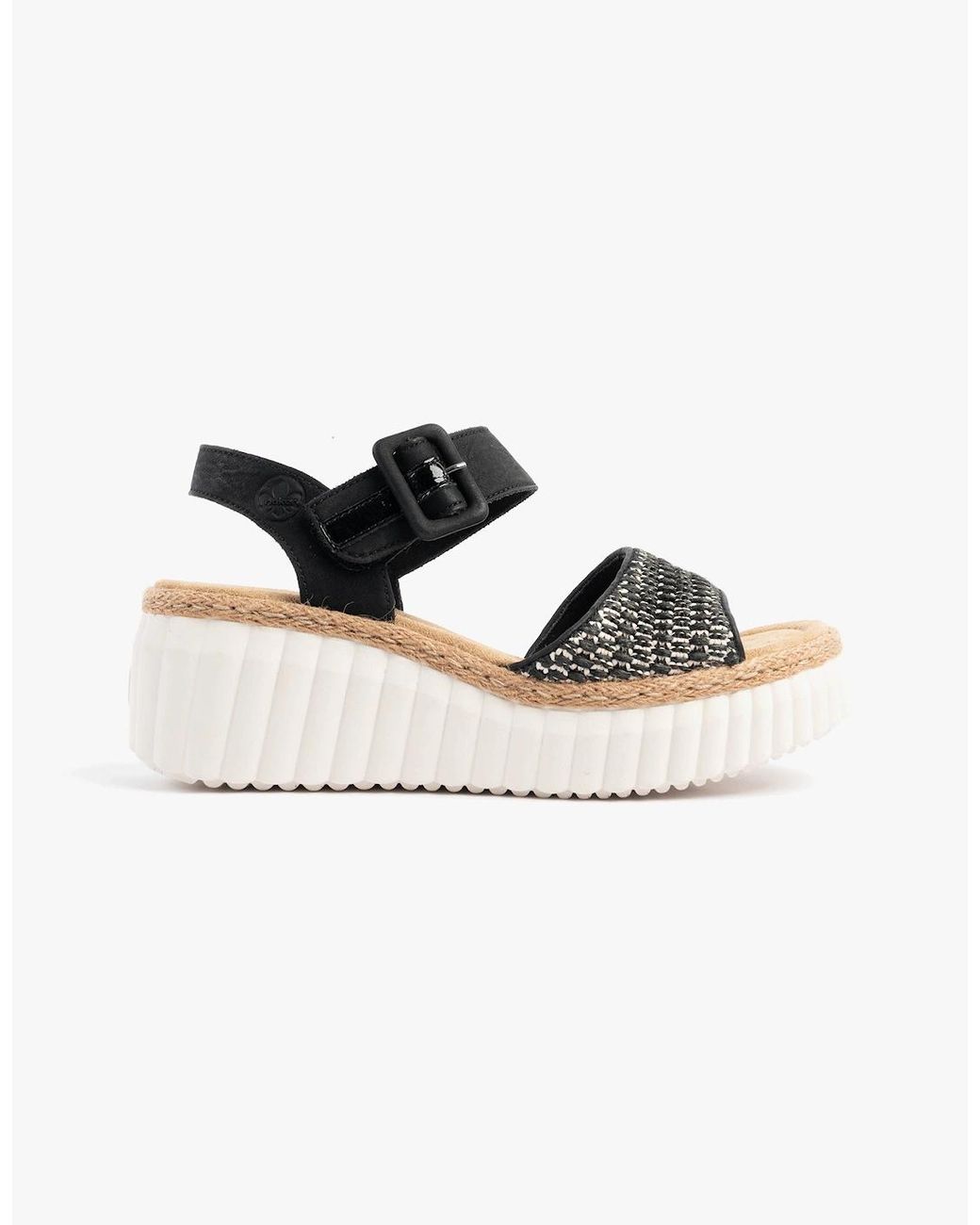 Rieker Black 69176-00 Sandals