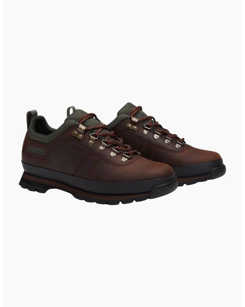 Timberland Black Euro Hiker Low Dark Boot for men