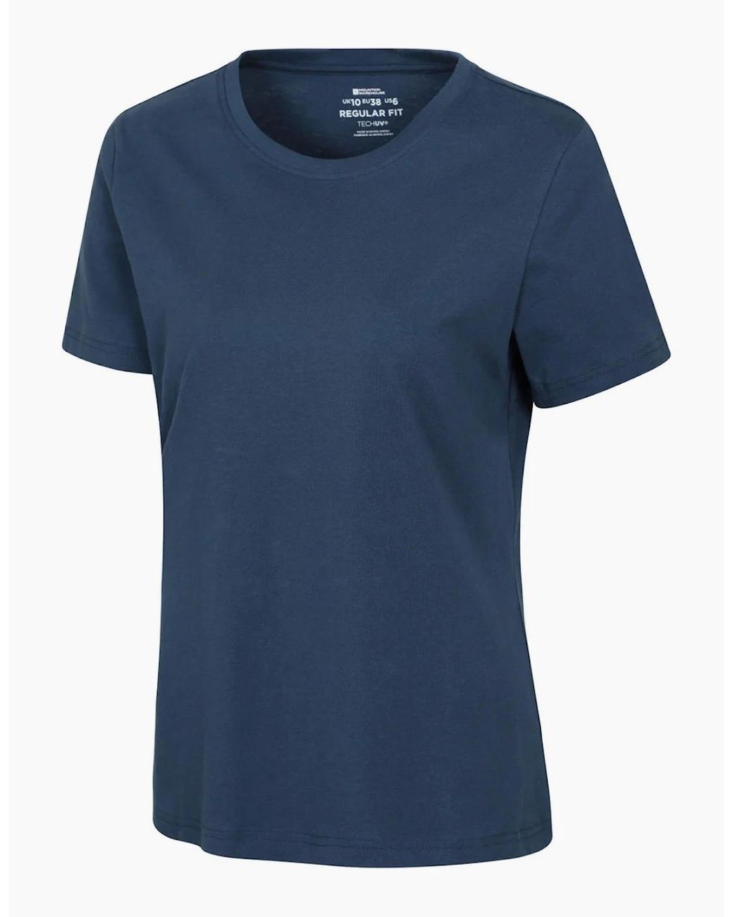 Mountain Warehouse Blue Ladies Three Peaks Graphic Back Print T-Shirt