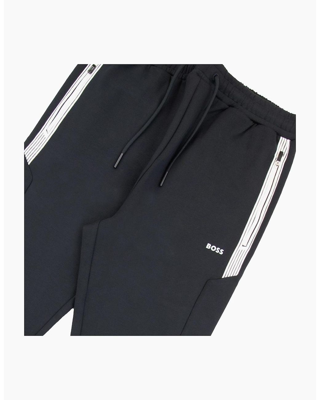 Boss Blue Hadiko 1 Hd Print Logo Tracksuit Bottoms for men