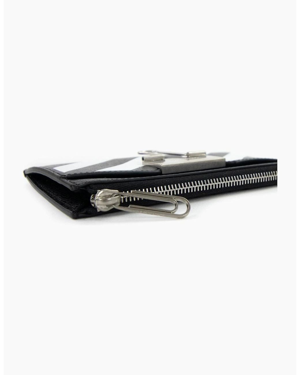 Off-White c/o Virgil Abloh Black Off Binder Card Case for men