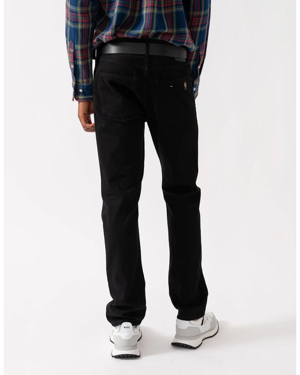 Belstaff Black B69 Raw Denim Jeans for men