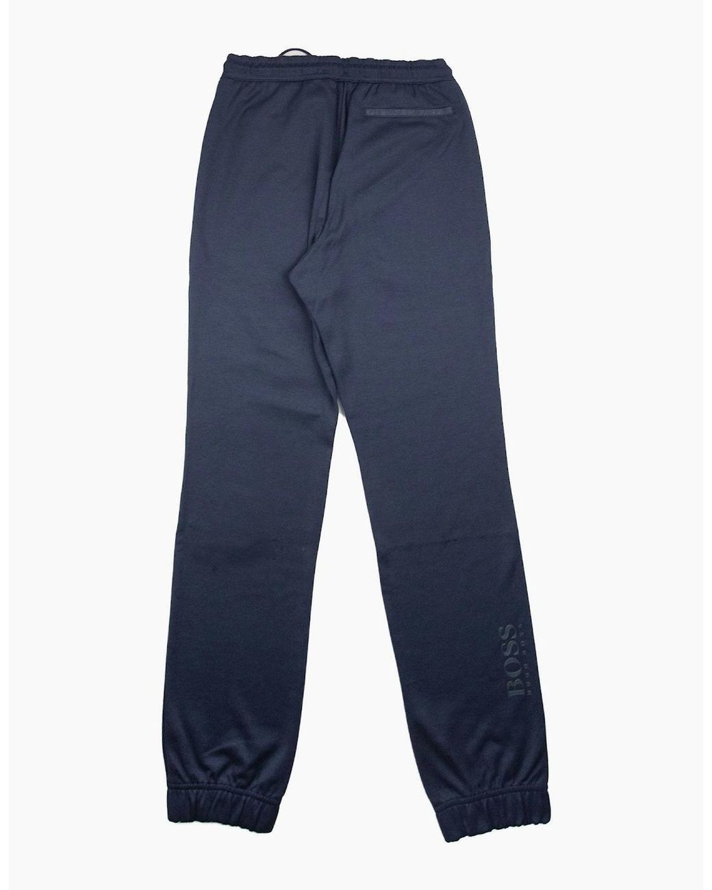 Boss Blue Hadiko Logo Tracksuit Bottoms for men