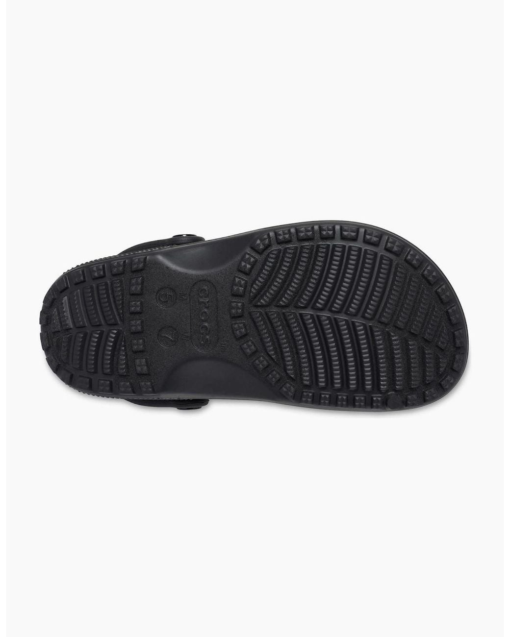 CROCSTM Black Classic Crafted Camo Textile Blend Clogs for men