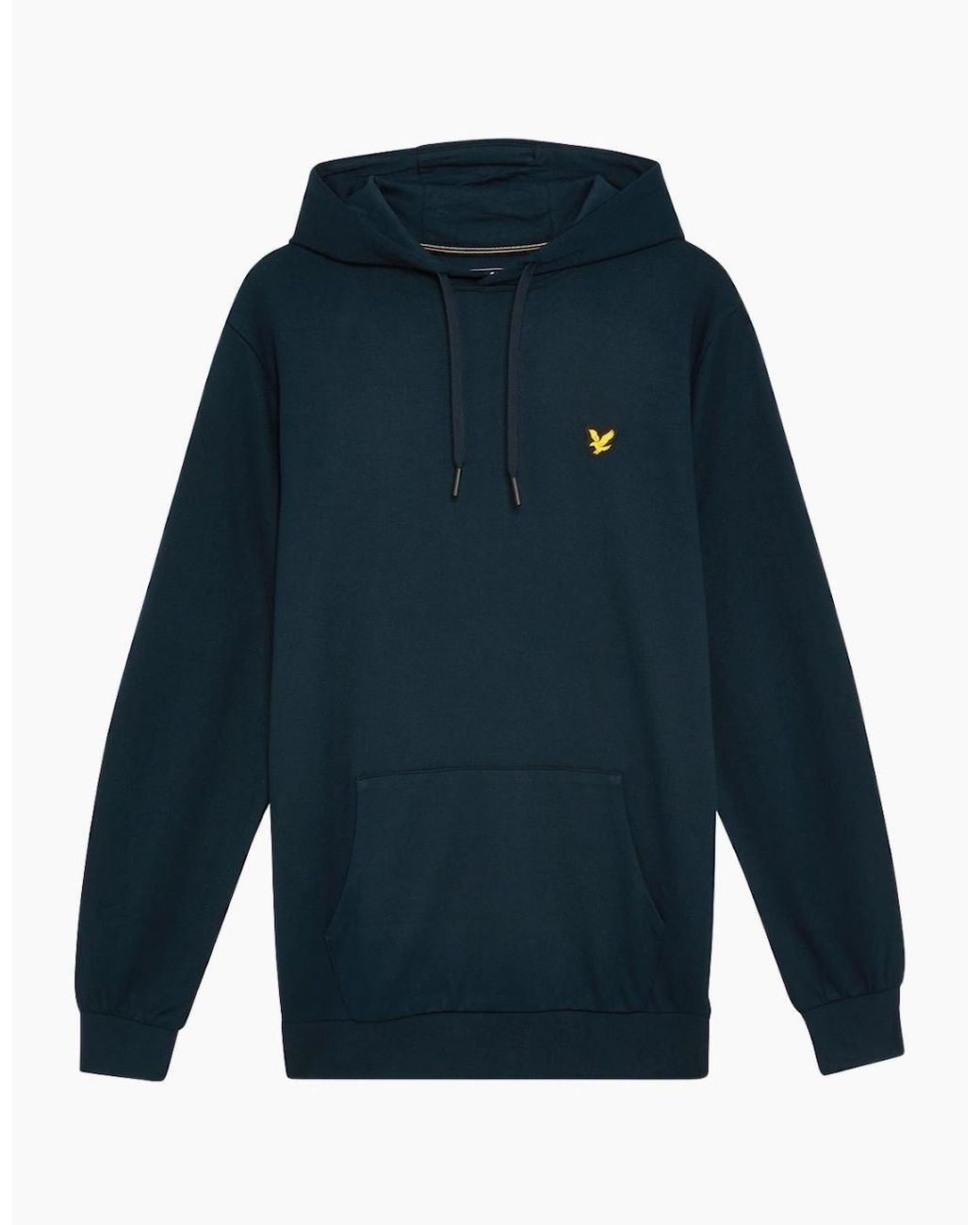 Lyle & Scott Blue Lyle & Scott Fly Fleece Hoodie for men