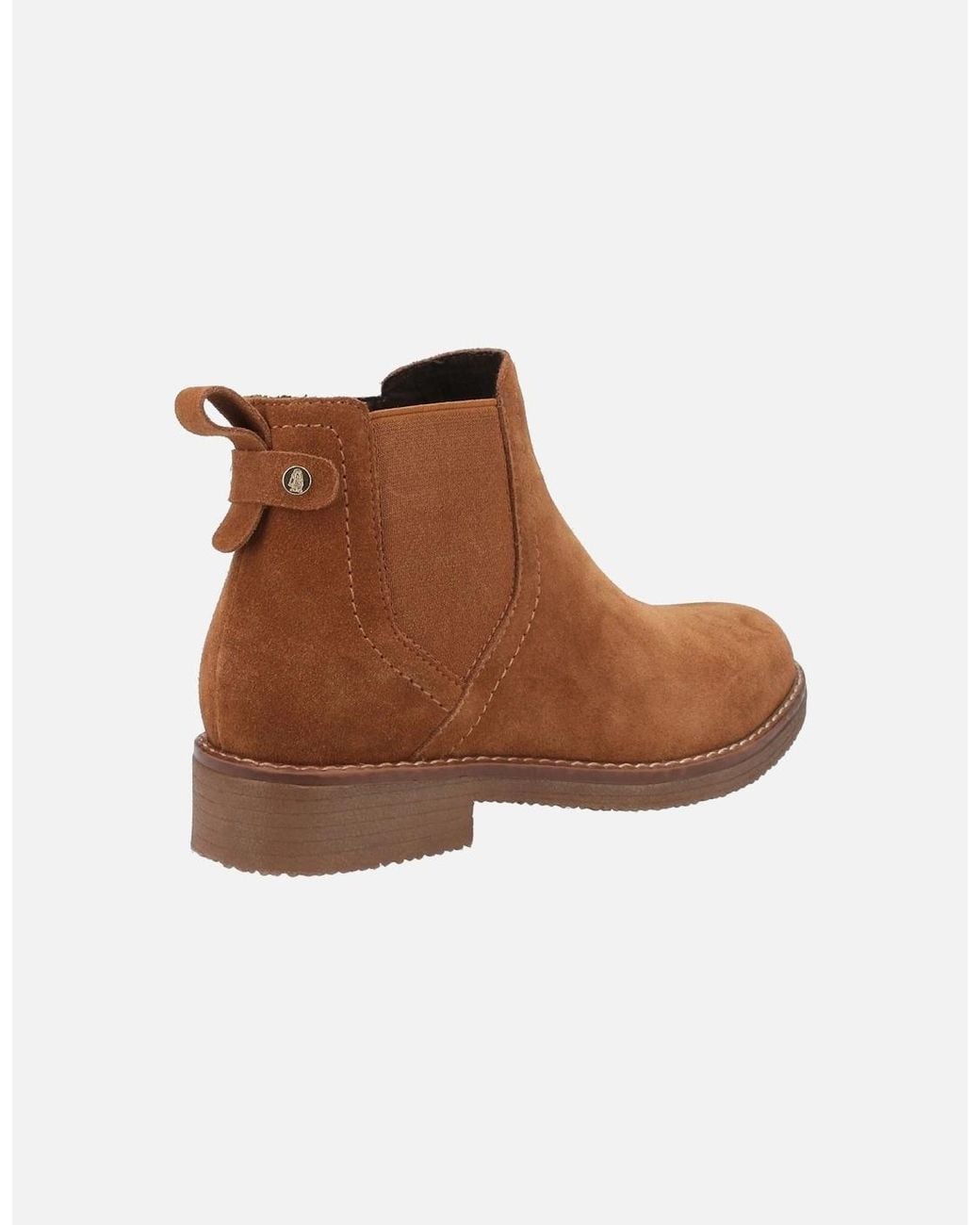 Hush Puppies Brown Maddy Suede Tan Boots