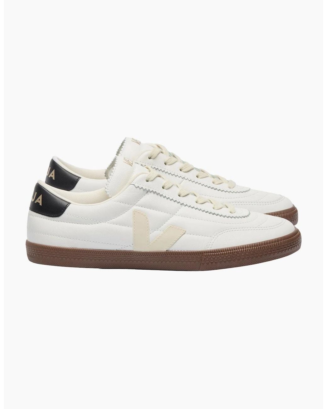 Veja White Panenka O.T. Leather Trainer//Bark for men
