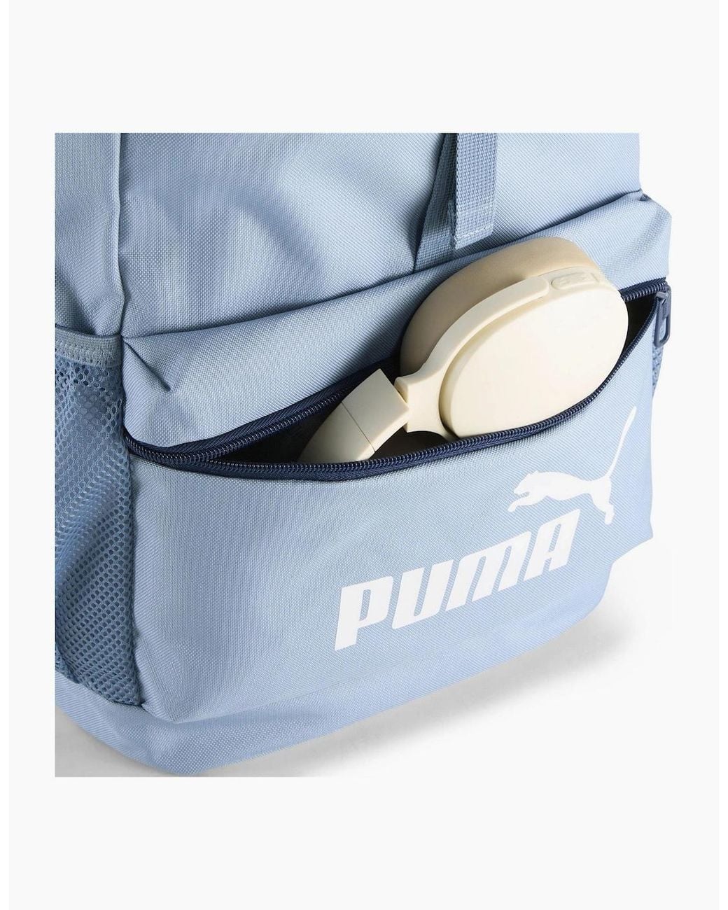 PUMA Blue Hood Backpack for men
