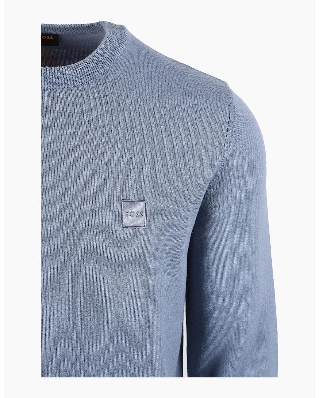 Boss Blue Boss Boss Kanovano Sweatshirt Medium for men