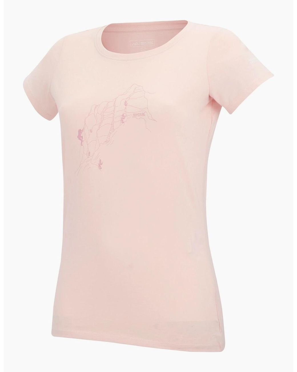 Regatta Pink Ladies Breezed Line Art T-Shirt