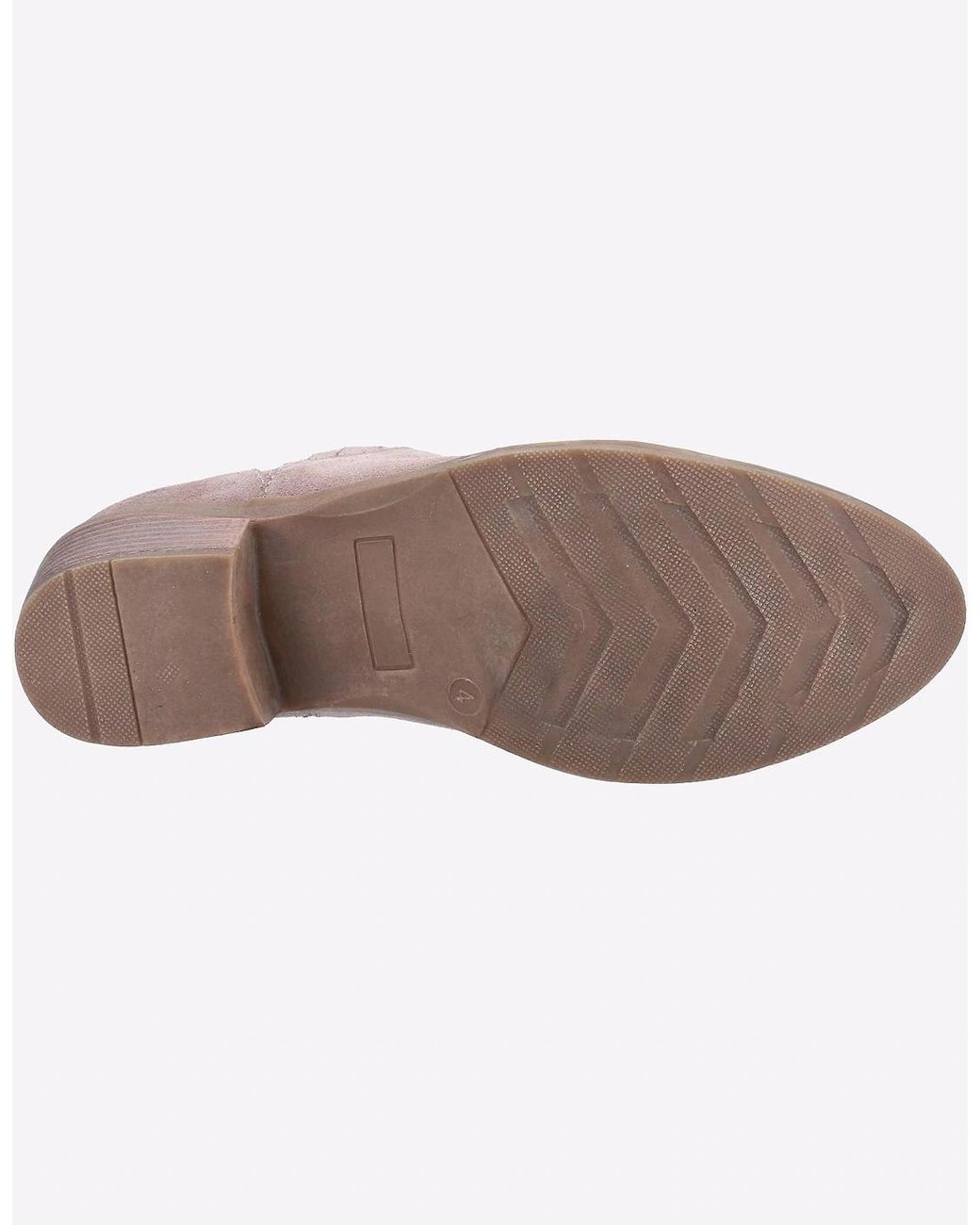 Hush Puppies Purple Isobel Memory Foam Boots Taupe