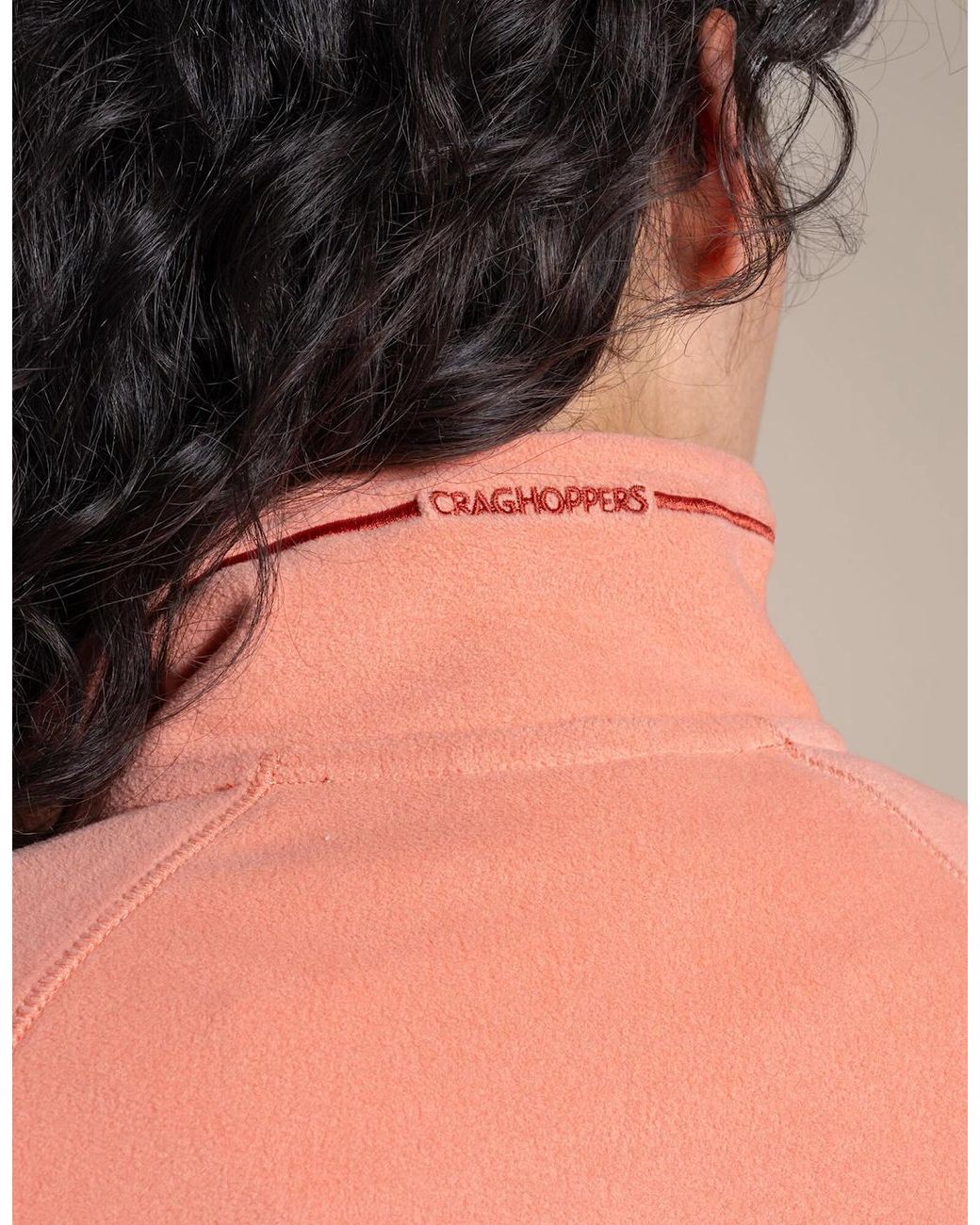 Craghoppers Blue Ladies Nation Trust Miska Half Zip Fleece Top
