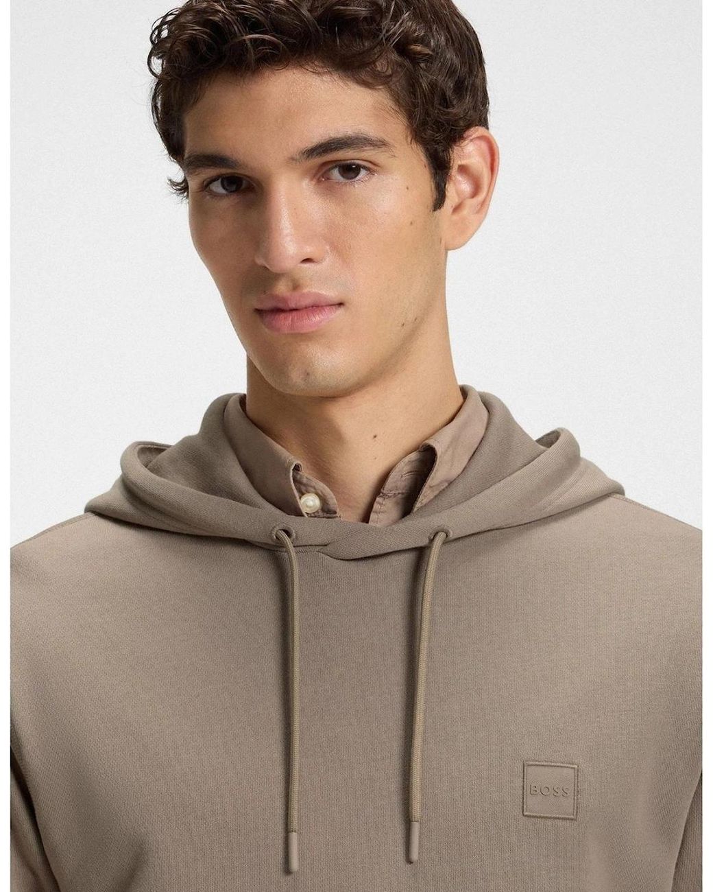 Boss Brown Wetalk Hoodie, Premium Comfort And Style for men