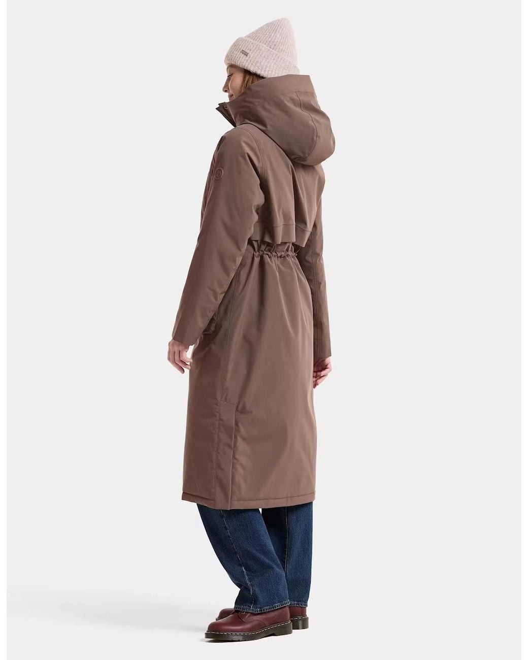 Didriksons Brown Melody Long Parka 2