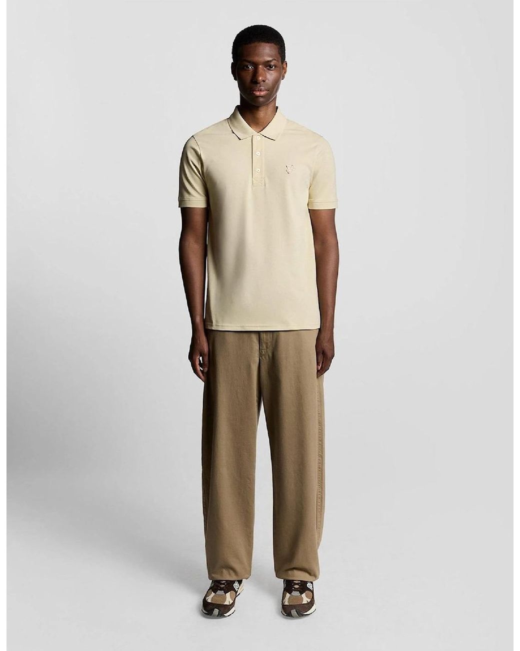 Lyle & Scott Natural Polo Shirt for men