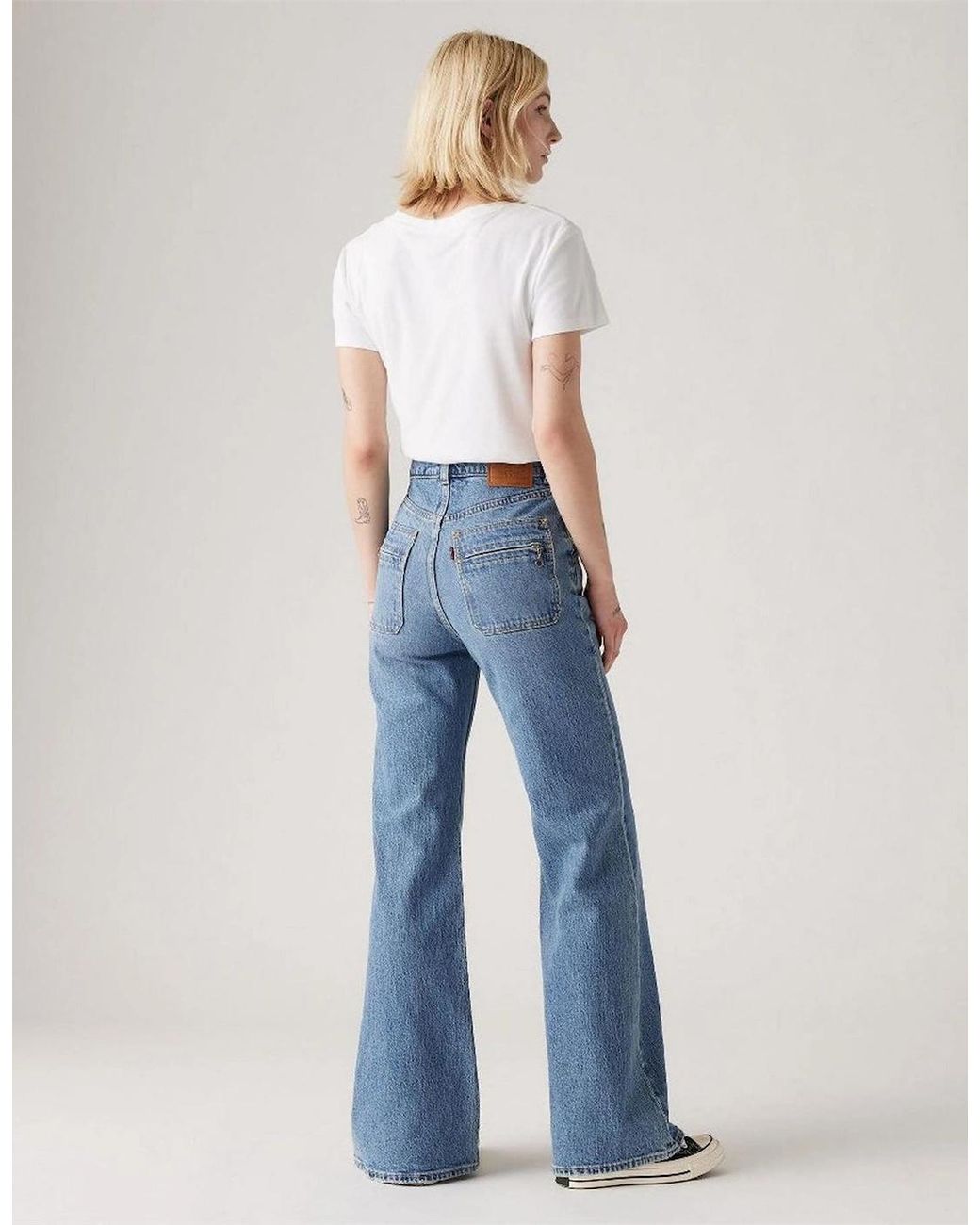Levi's Blue Levi's Ribcage Bells Vintage Moment O