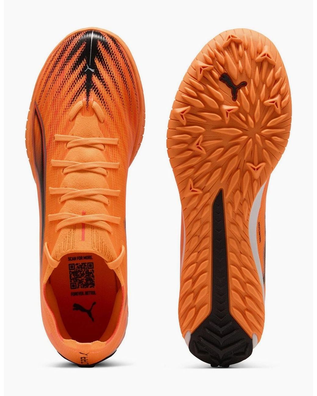 PUMA Orange Ultra 6 Match Astro Turf Football Boots for men