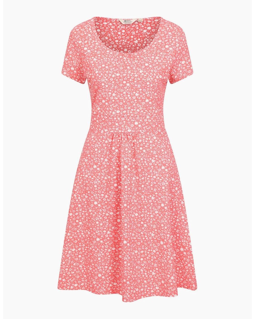 Mountain Warehouse Pink Ladies Orchid All-Over Print Uv Protection Dress