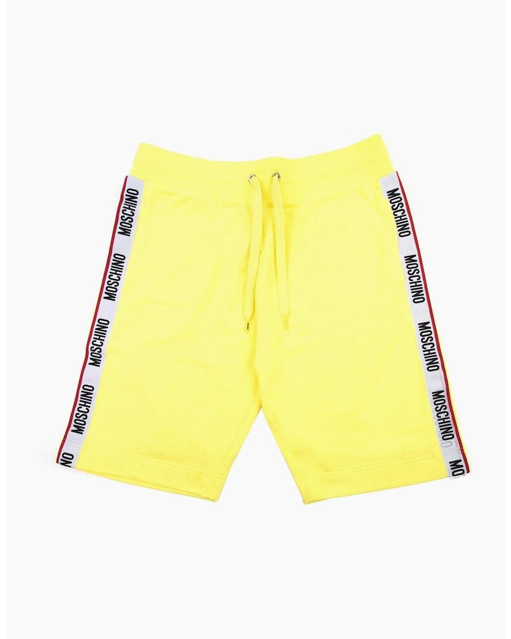 Moschino Yellow Underwear Logo Tape Shorts 0021 for men