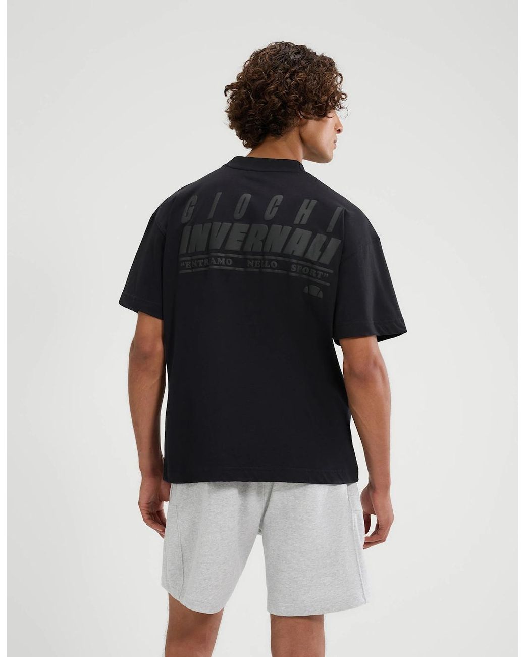Ellesse Black Entriamo Tee for men