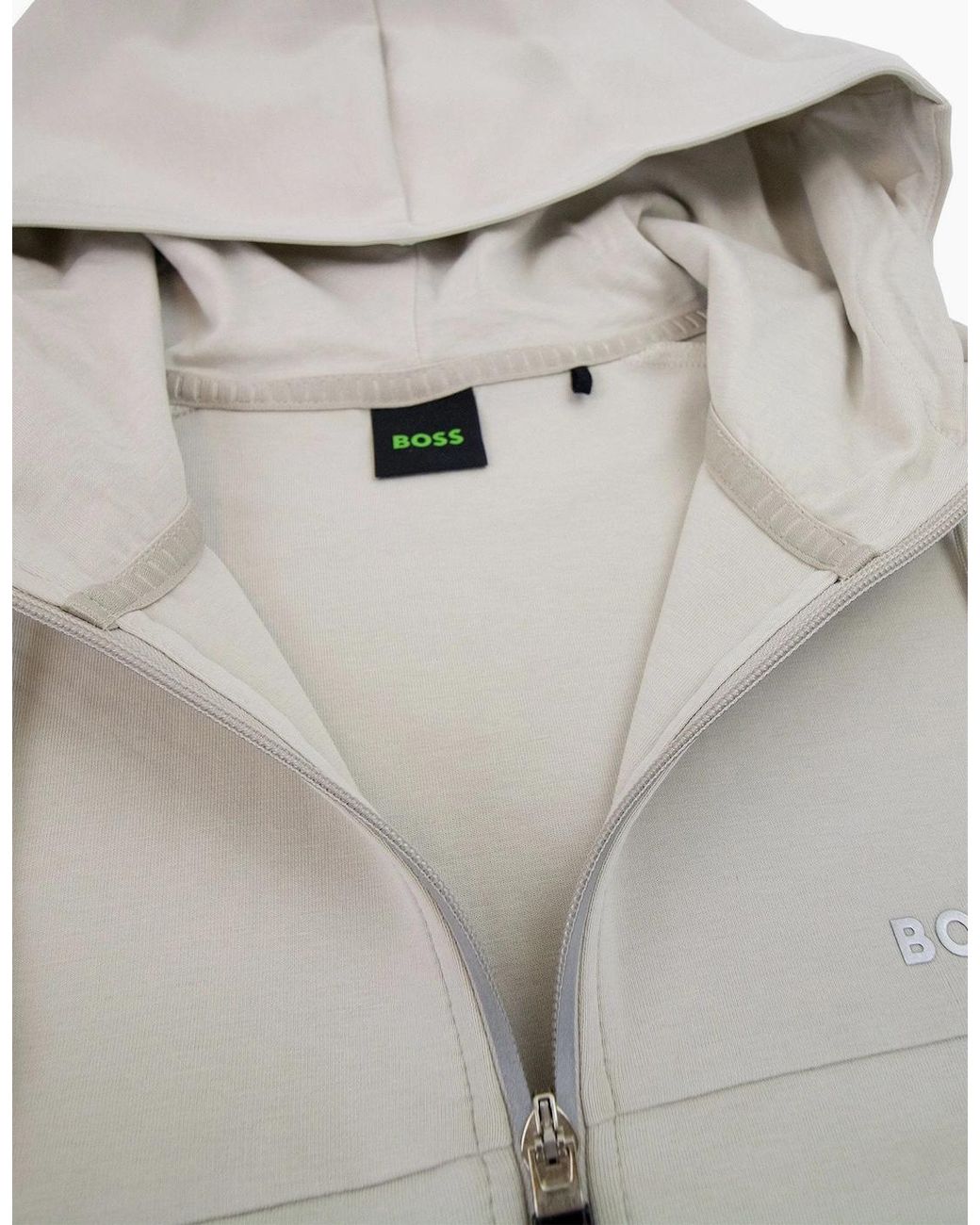 Boss White Saggy 1 Hoody Side Stripes 271 for men