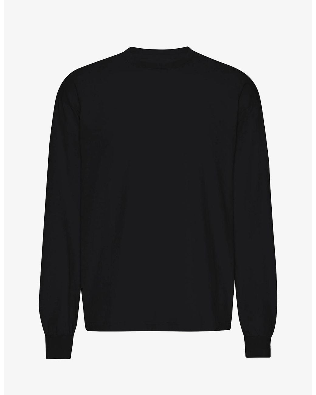 COLORFUL STANDARD Black Oversized Organic Long Sleeve T-Shirt