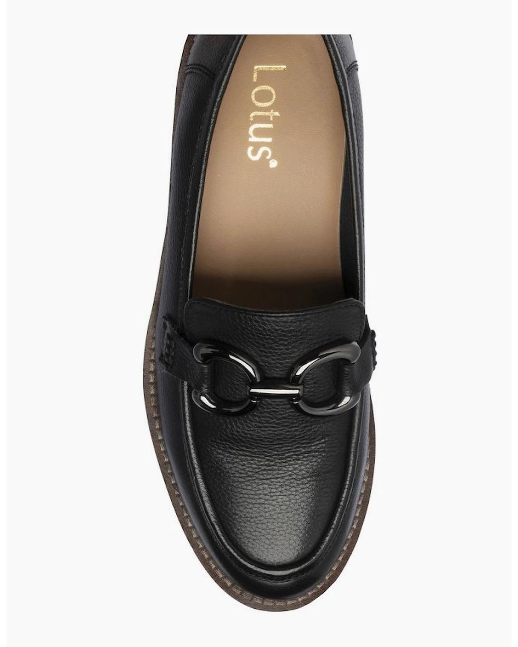 Lotus Black Maren Loafers