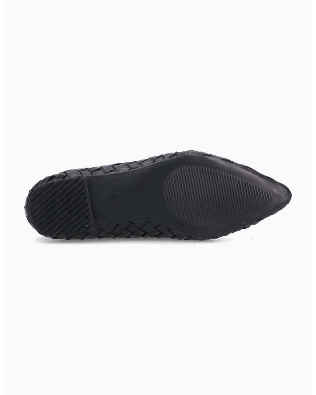 Hush Puppies Black Darla Woven Ballerinas