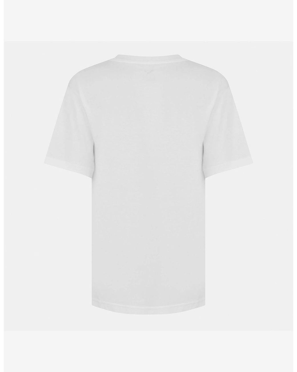 PUMA White Squad Relaxed Regular Fit T Shirt