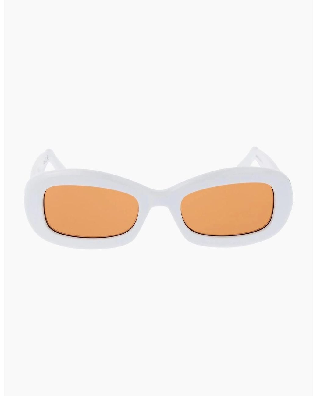 Gcds White Sunglasses Gd0027 21E 53