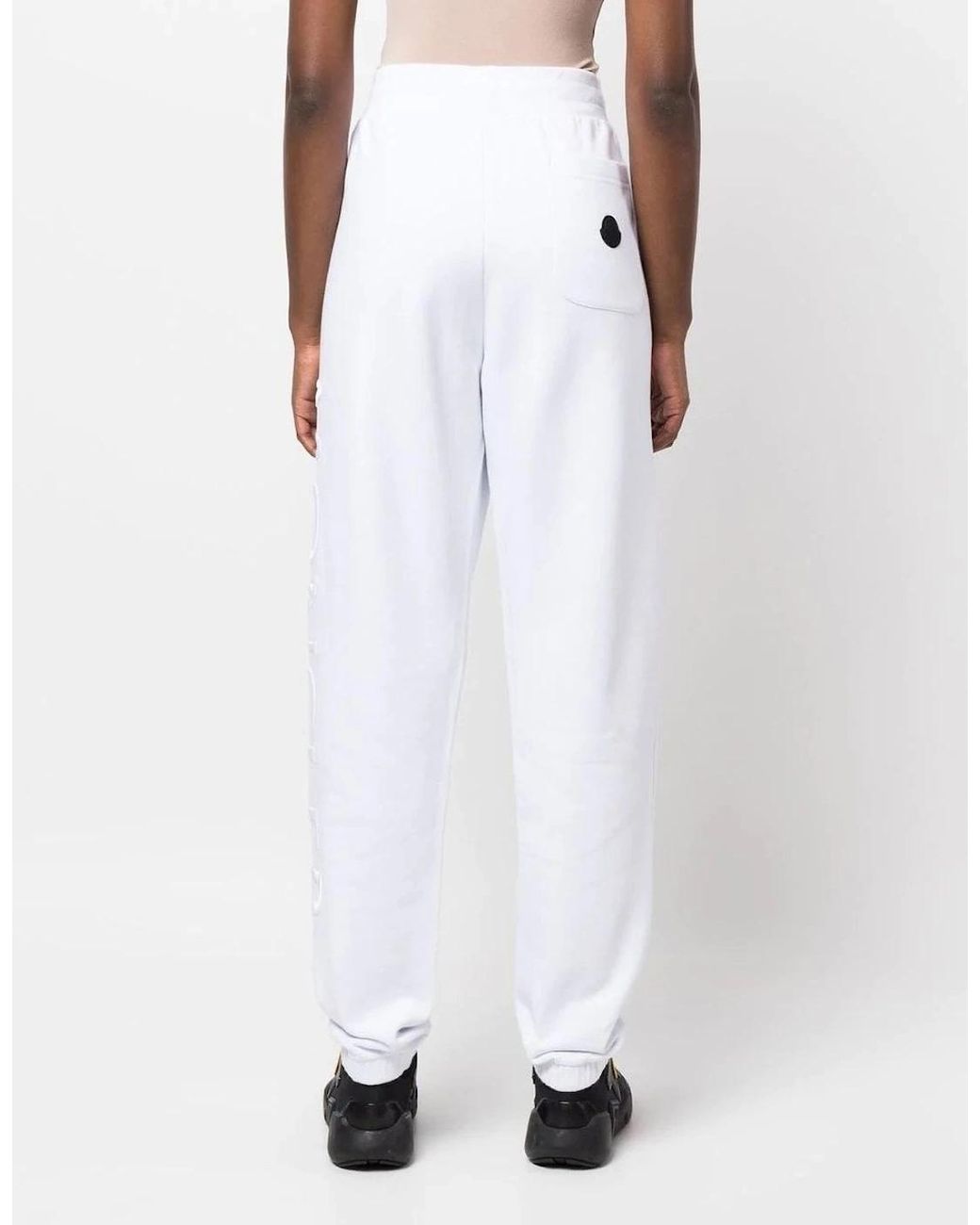 Moncler Black Jersey Cuffed Joggers