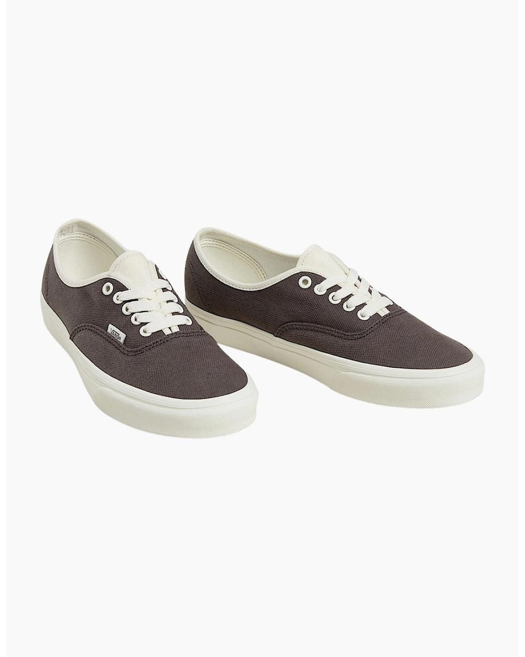 Vans Brown Authentic Linen Turkish Coffee Trainers