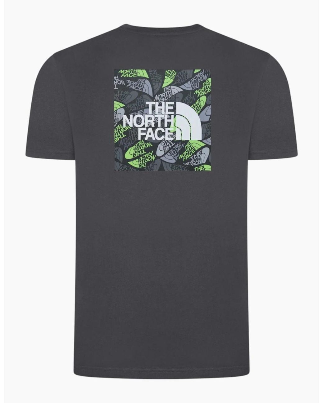 The North Face Black T Shirt Box Exploration Crew Neck Graphic Print Cotton Tee for men