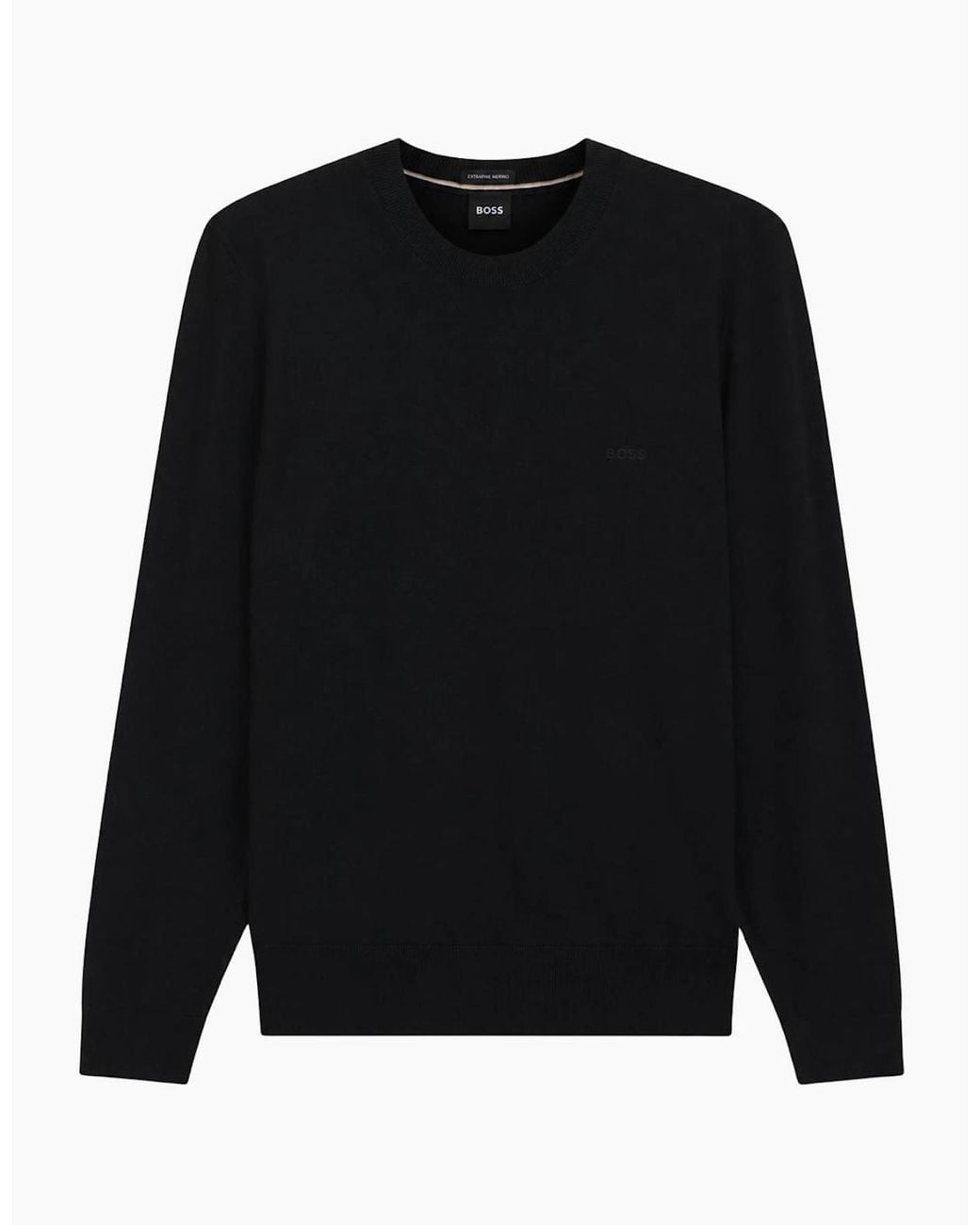 Boss Black H-Leno Crewneck Knitwear Jumper for men