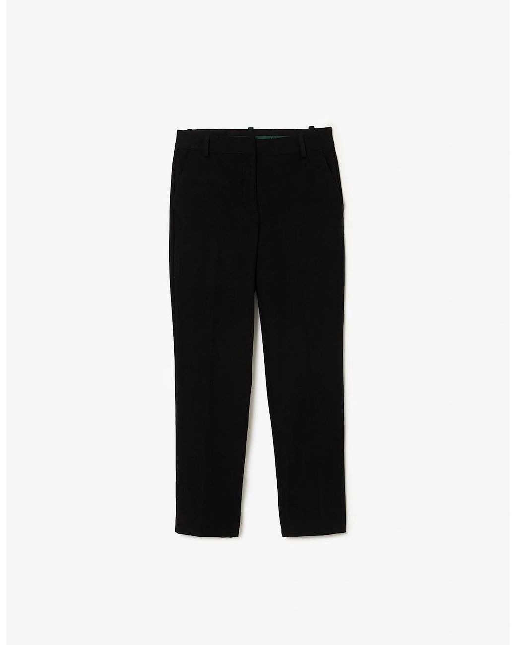 Lacoste Black Fit Stretch Cotton Chinos