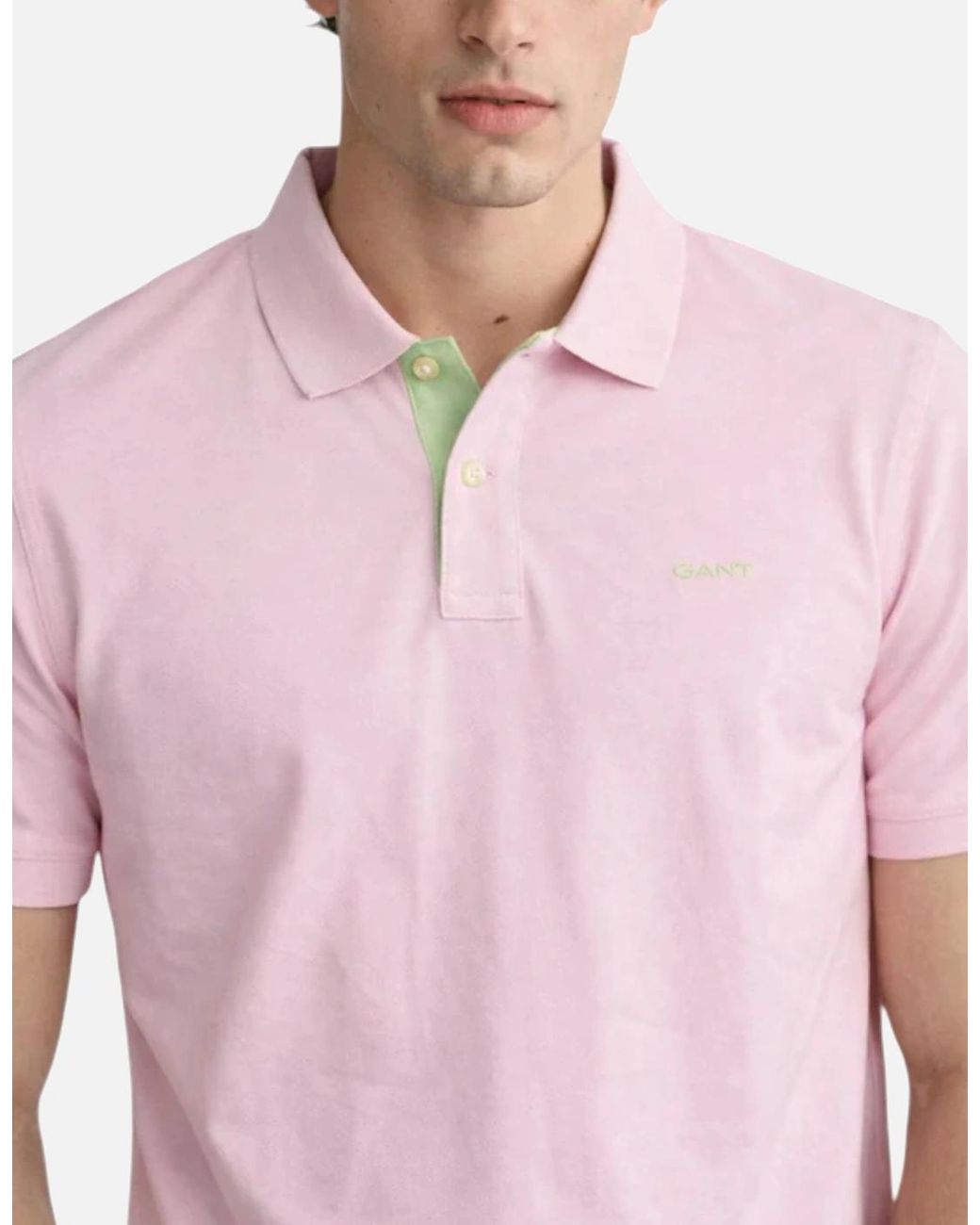 Gant Purple Polo Pique Shirt Short Sleeve Casual Cotton Top for men