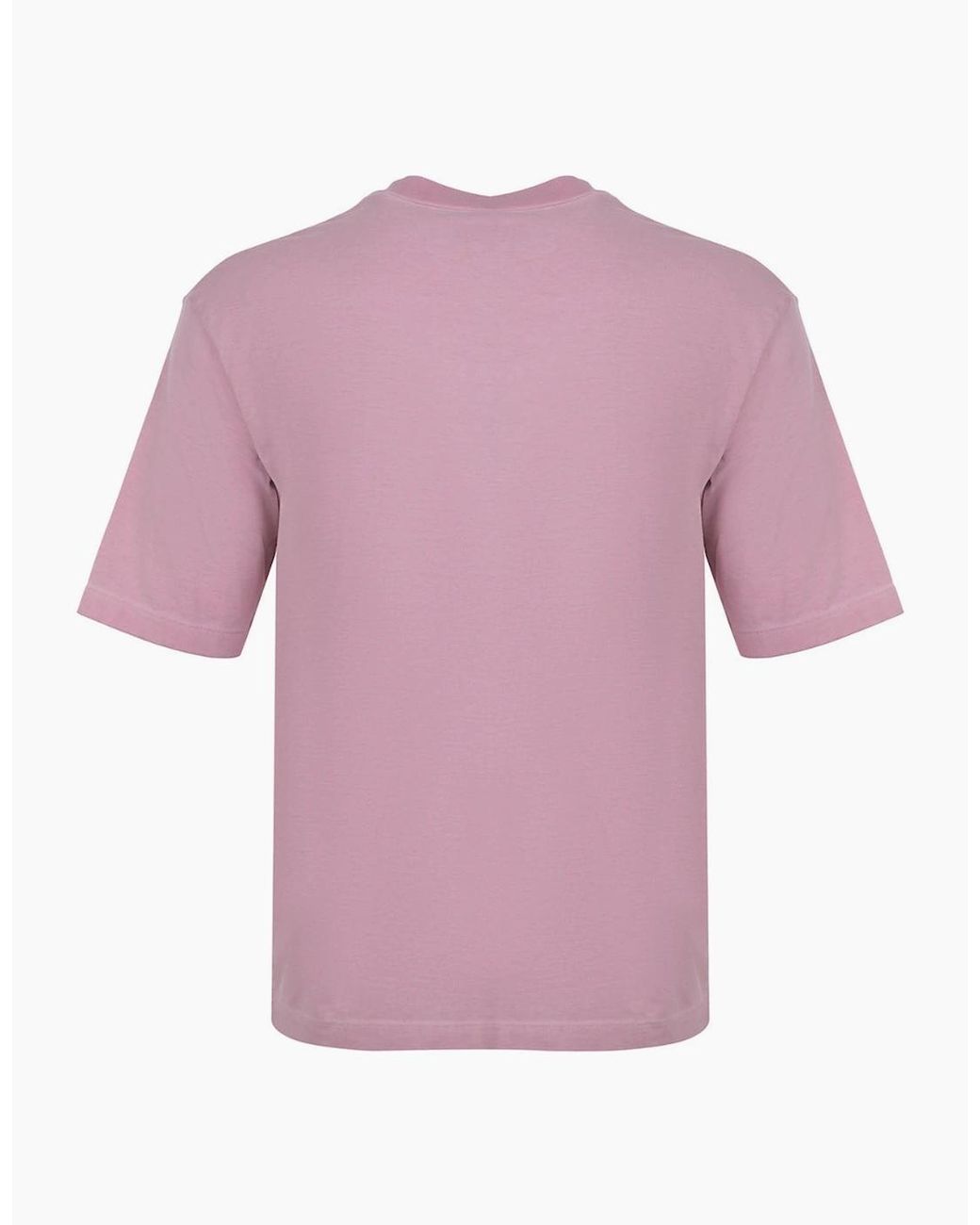 DSquared² Pink Best Fade Loose Fit Cartoon Logo T-Shirt Dusty Antic Rose for men