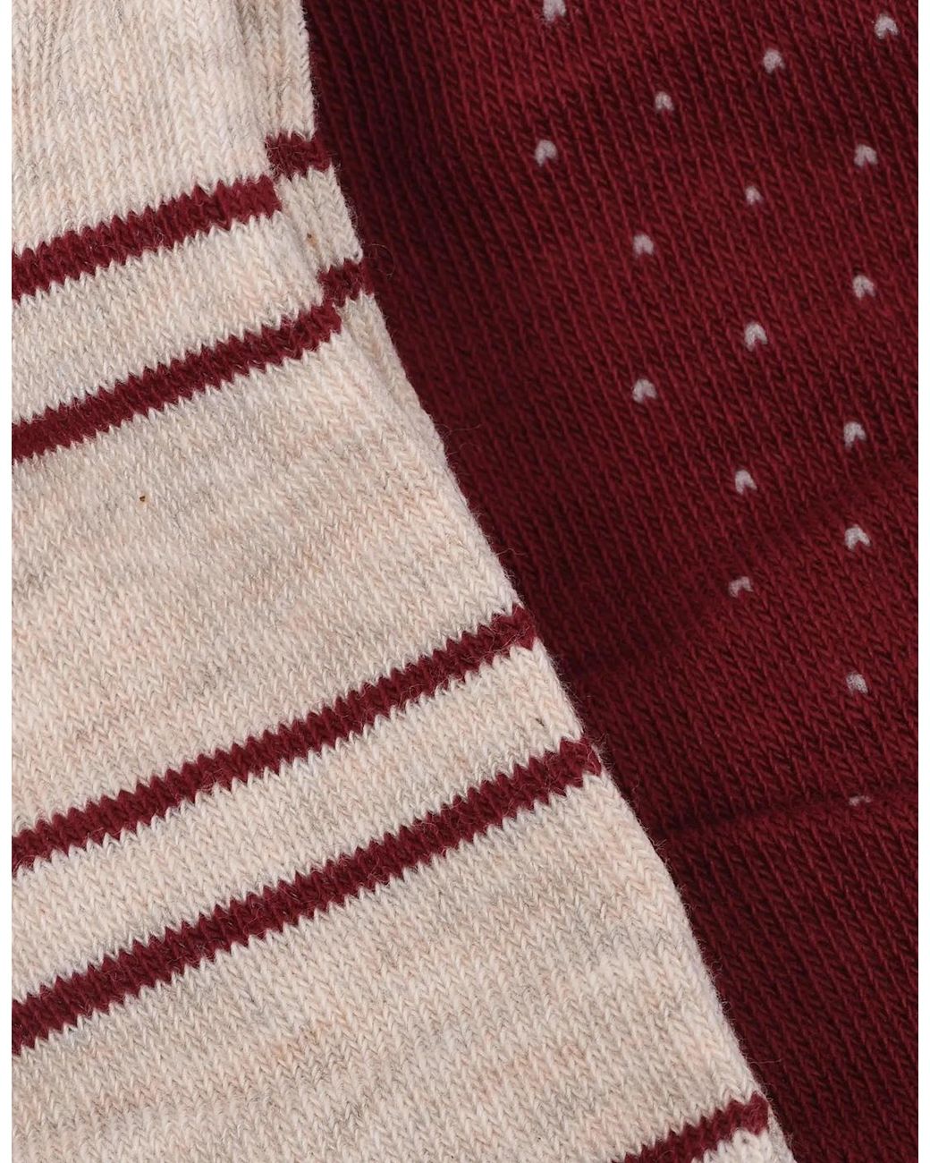 Gant Multicolor Stripe And Mini Dot 2Pk Socks for men