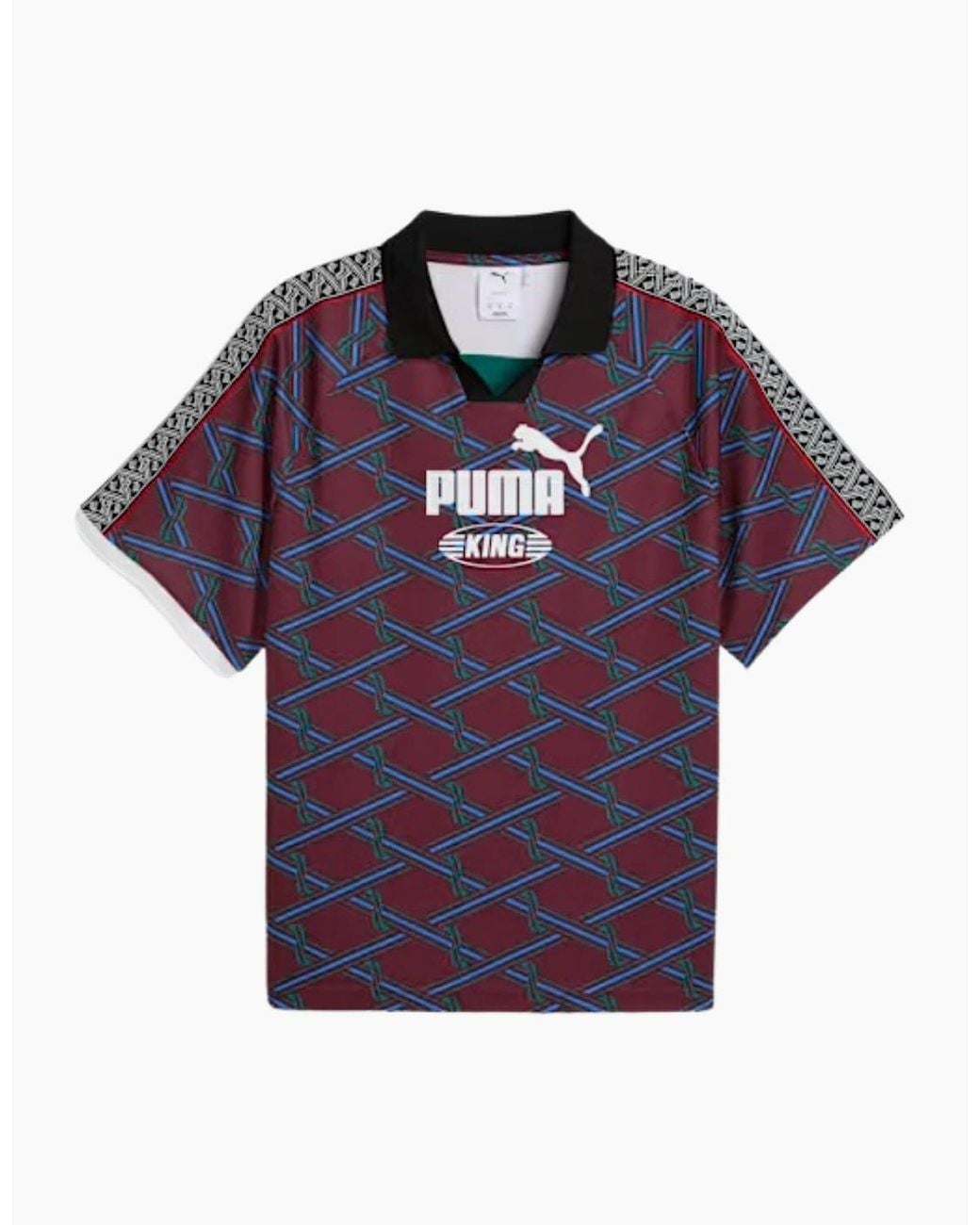 PUMA Blue King Ruby Shimmer Jersey Top for men