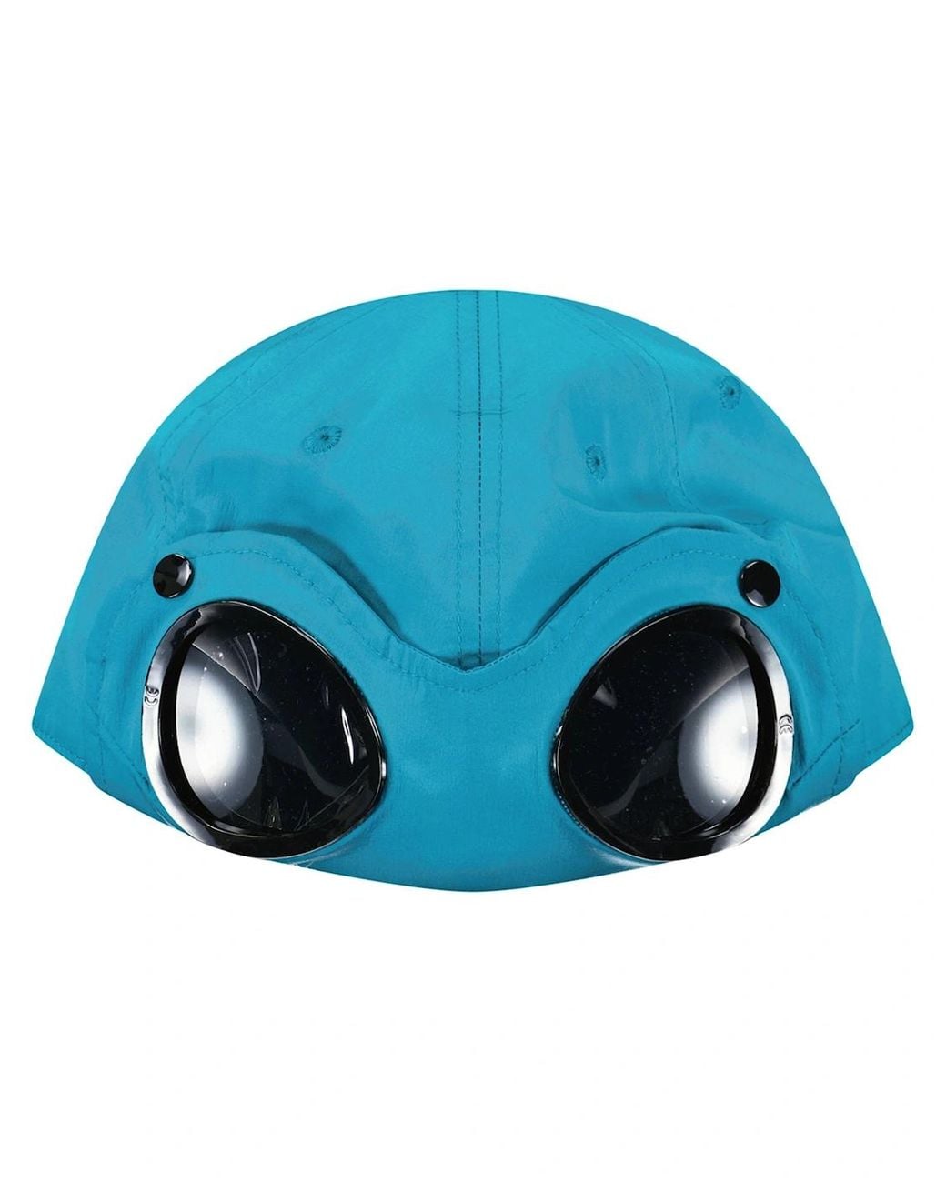 C P Company Blue Goggle Chrome-R Cap for men