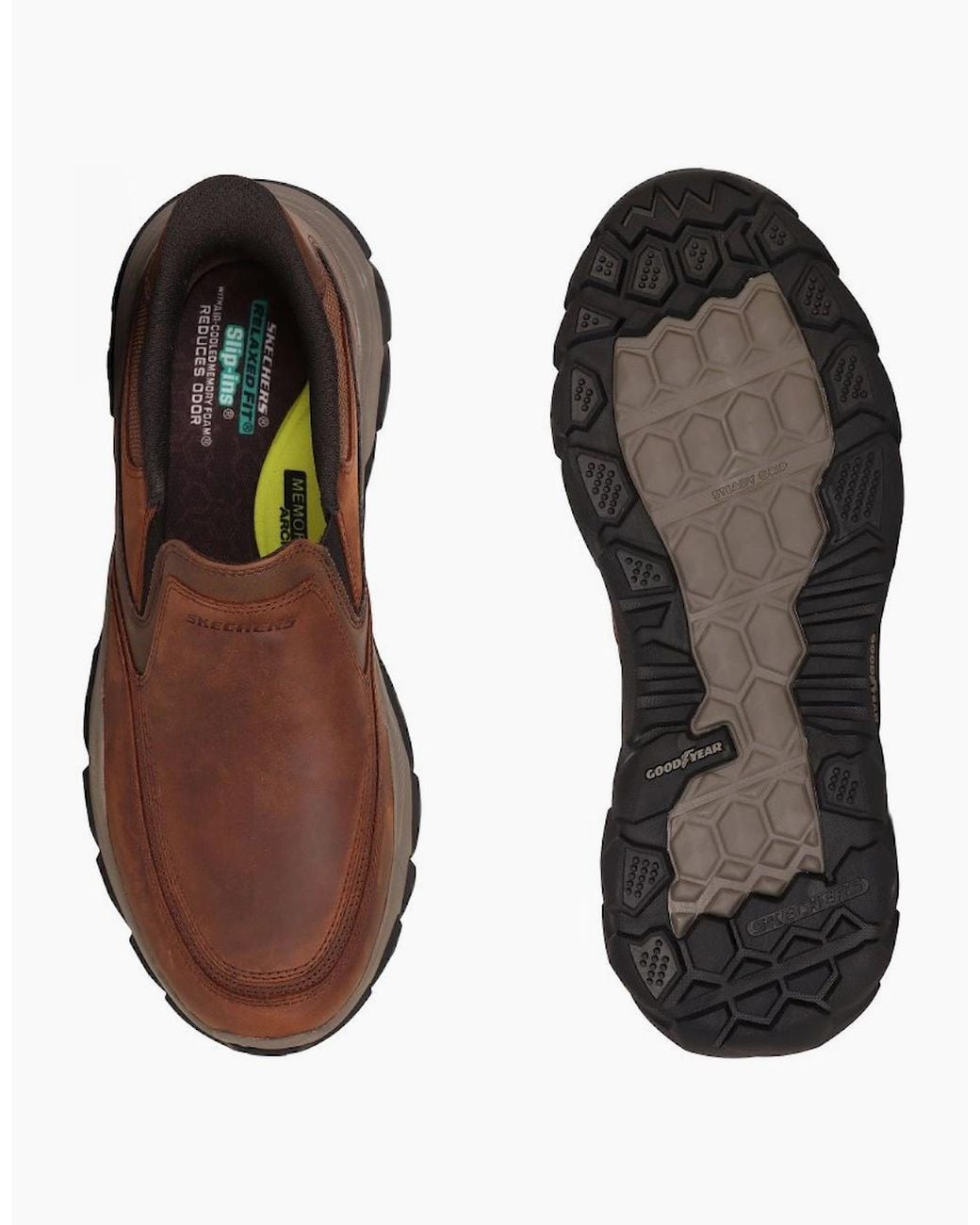 Skechers Brown Slip for men
