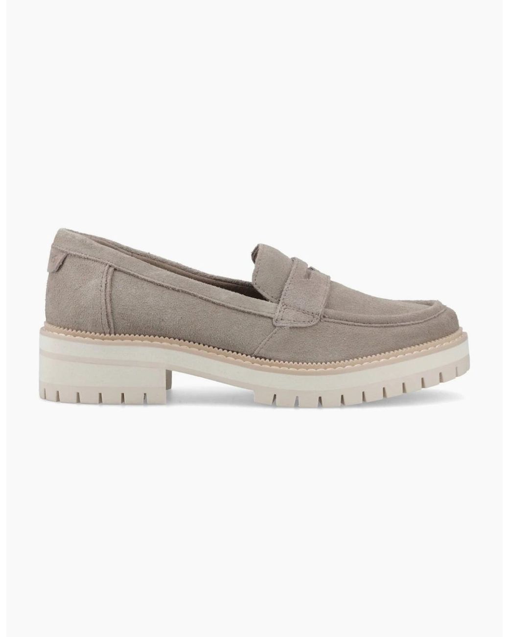 TOMS Gray Cara Loafers