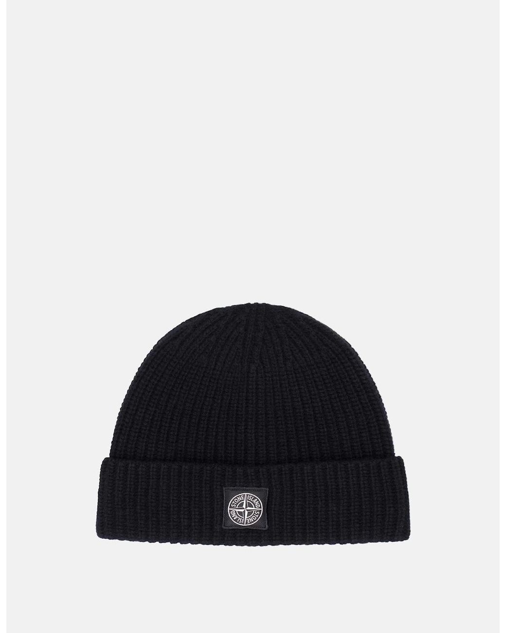 Stone Island Blue Patch Logo N100012 Hat for men