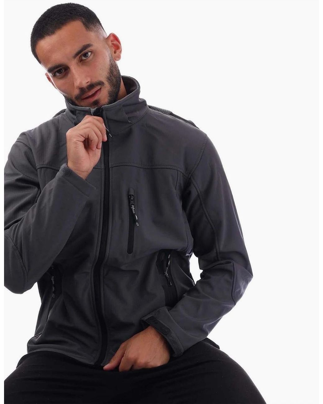 Trespass Blue Softshell Jacket for men