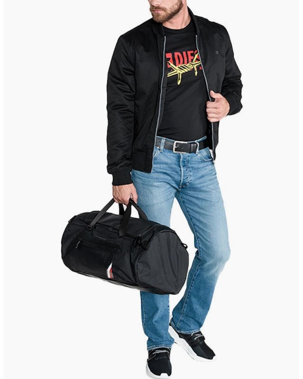 DIESEL Black T Diego Bx2 T-Shirt Crew Neck for men