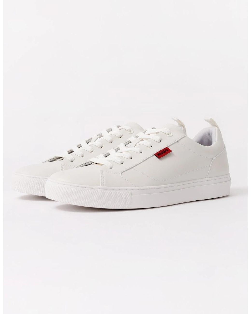 Boss White Hugo Morrie Tenn Trainers Nos for men