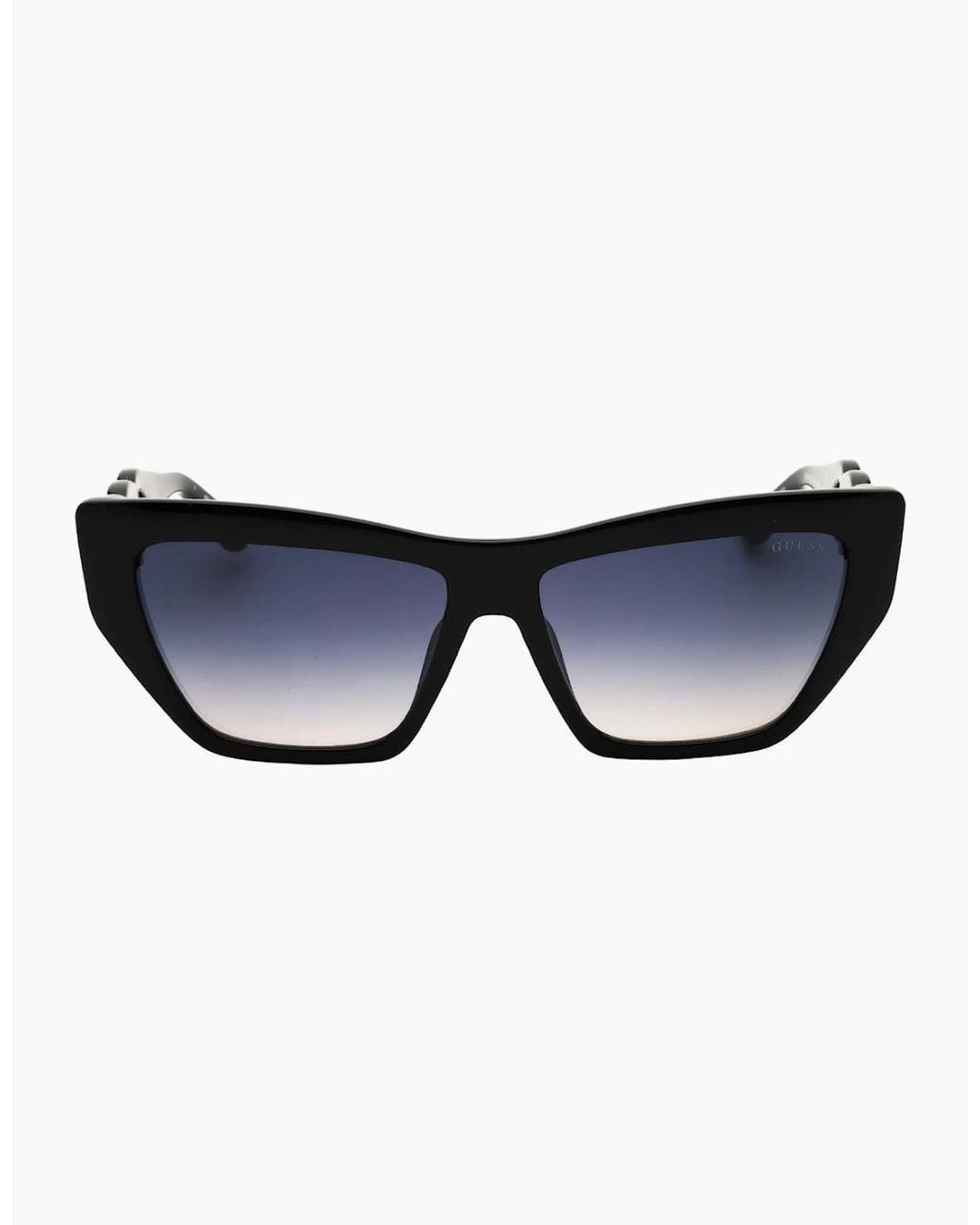 Guess Blue Chained Legs Shiny Sunglasses