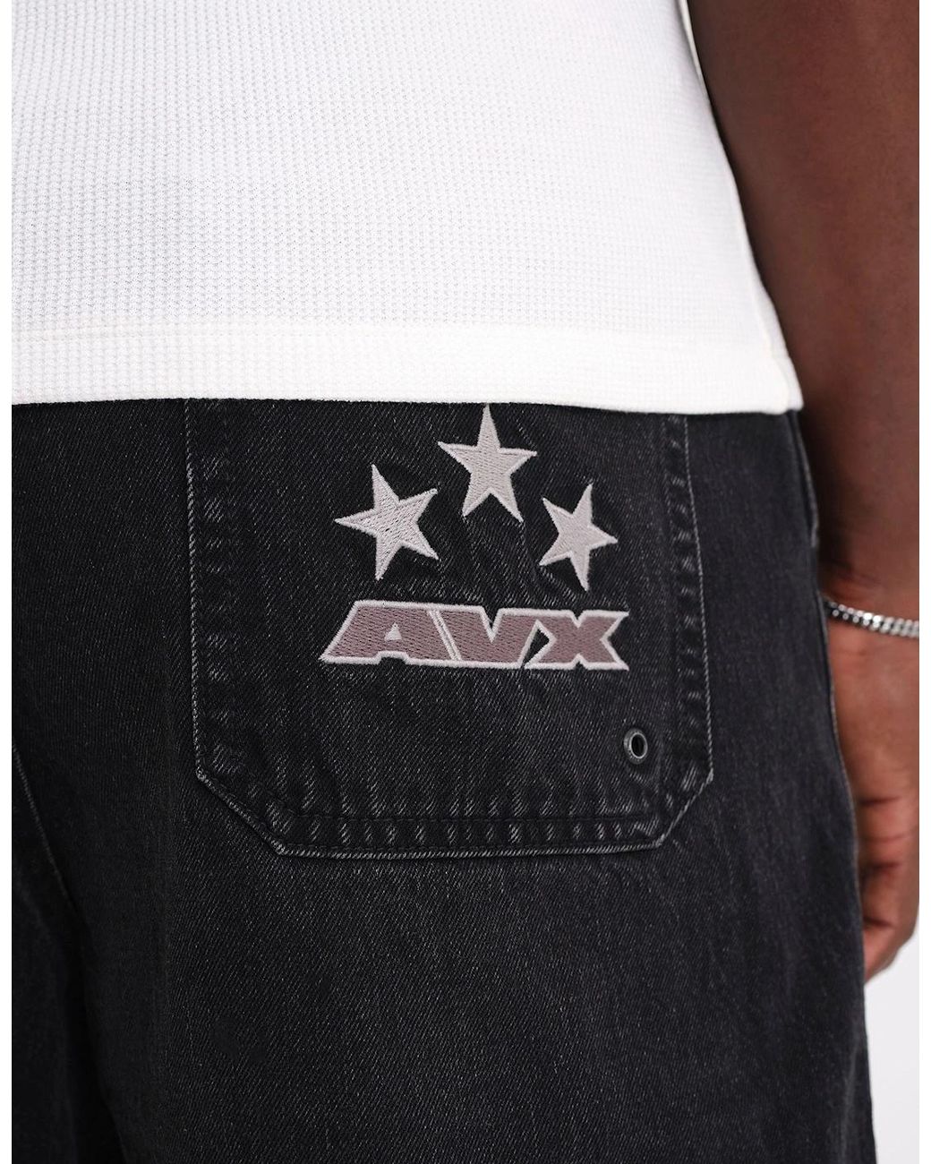 AVX Black Dam Denim Short for men